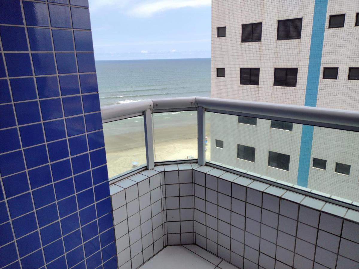 Belo Apartamento Com Vistas Para O Mar - Pe Na Areia - Churrasqueira Na Varanda Praia Grande  Exterior foto